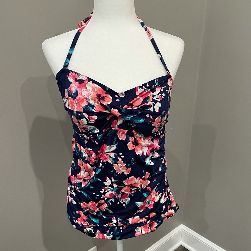 Merona Floral Swim Top